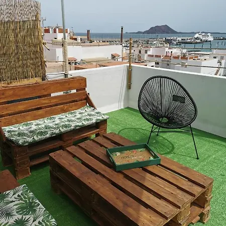 Centro De Con Vistas A Isla De Lobos Feriehus *